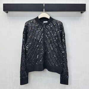 Brunello Cucinelli 2025 Sequined Knit Cardigan